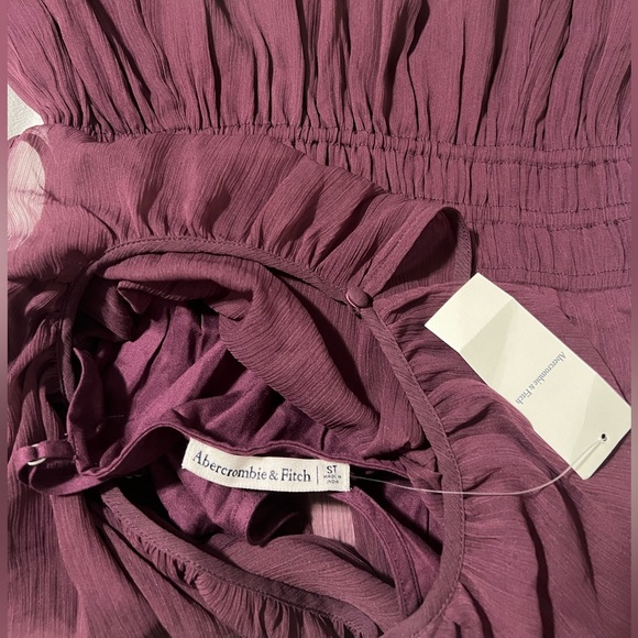 A & F Easy High-Neck Midi Dress - Size Small TALL - Picture 7 of 7